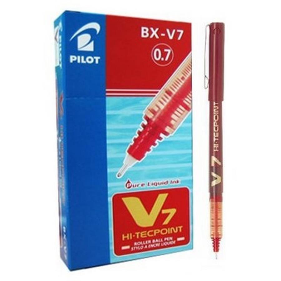 CIENKOPIS V7 CZERWONY PILOT 085772